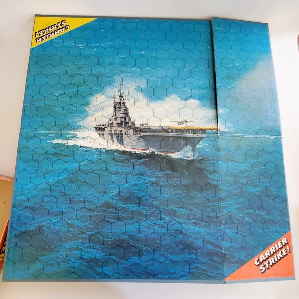 Carrier Strike! 1977 Board Game Milton Bradley Incomplete Vintage